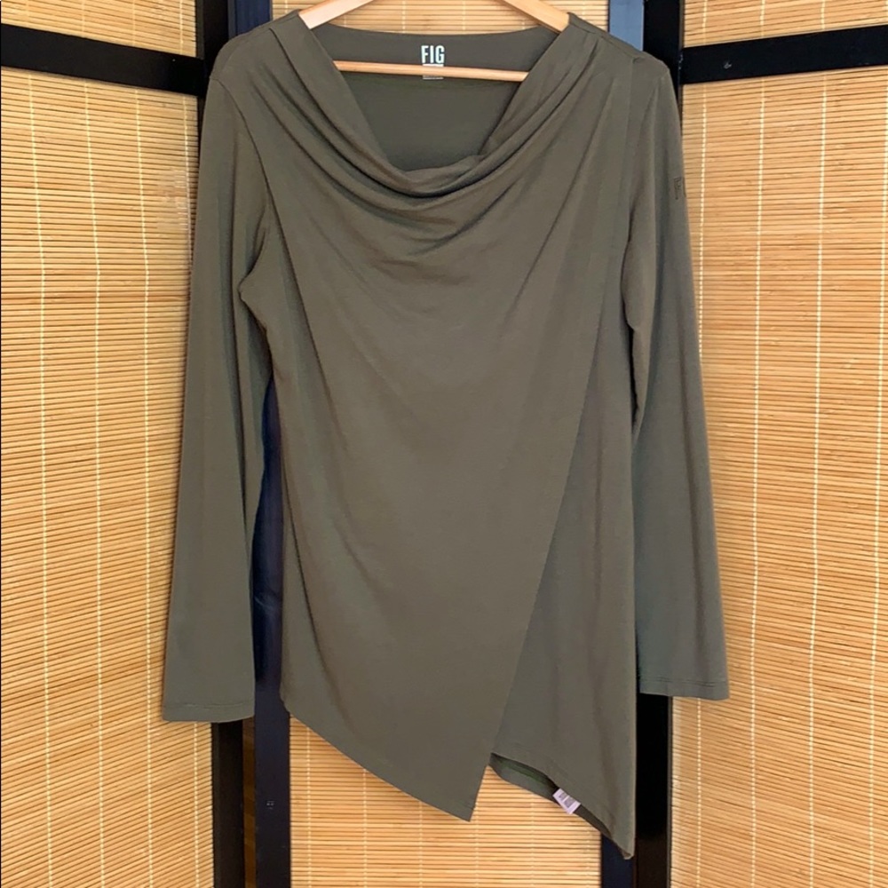 Cowl Neck, Asymmetrical Top